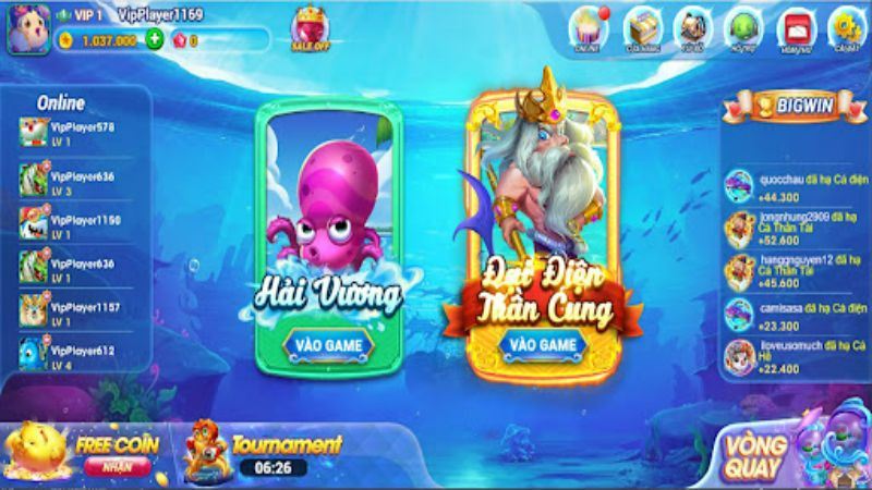Những chế độ bắn cá tại bắn cá hải vương ở 68 Game Bài